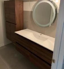 rénovation salle de bain,  sous-sol (bain, douche, céra - Photo 9