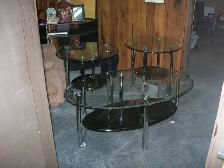 Glass 3 Piece Table Set - Photo 2