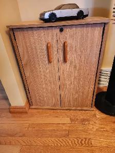 VCR and DVD/CD cabinet