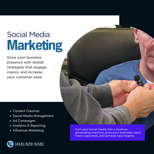 Social Media Marketing & Management 416-829-5081