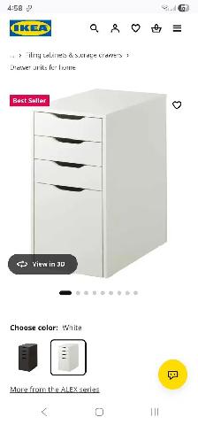 IKEA Alex Drawer Unit