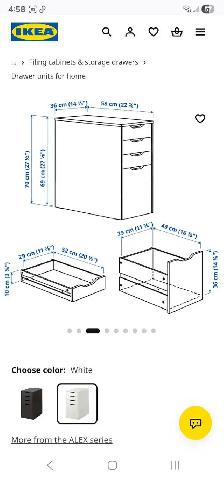 IKEA Alex Drawer Unit - Photo 2