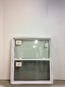 10419GP Fenêtre Guillotine PVC Blanc Guillotine simple 42 x 47 - Photo 2