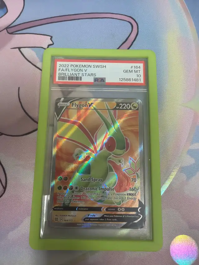 Pokémon Flygon V (Full Art) 164/172 Swsh09: Brilliant Stars Holo