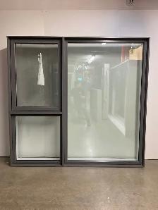 11036JBH Fenêtre Jumelée Battant HYBRIDE Charbon 79 1/4 x 75