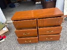Free delivery used Mid-Century Style Wooden Dresser - Photo 9