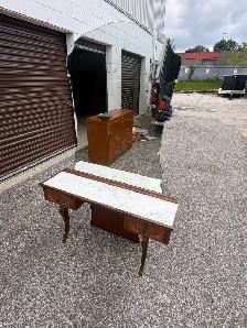 Free delivery used antique Vintage Dressing Table marble top - Photo 9