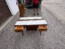 Free delivery used antique Vintage Dressing Table marble top - Photo 10