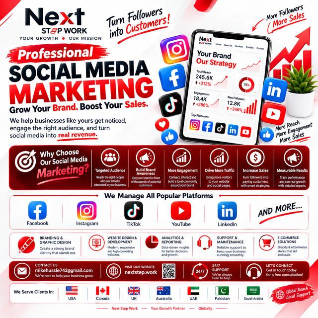 Professional Social Media Marketing Services