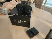 Canon EOS R100 with 18-45 kit lens