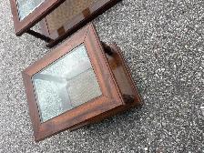 Free delivery used Set of 2 Vintage Wooden Coffee & Side Tables - Photo 3