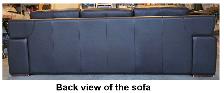 Dark brown color sofa made from high end leather for sale - Photo 3