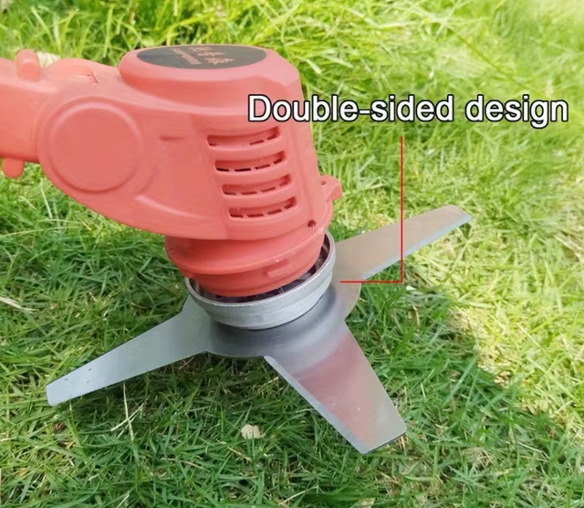 7.6-inch Four-tooth Grass Trimmer Blade