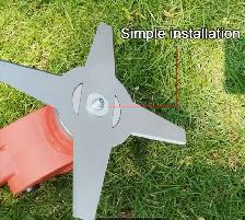 7.6-inch Four-tooth Grass Trimmer Blade - Photo 4