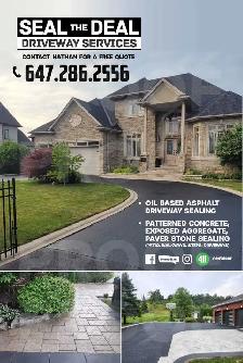 Asphalt & Concrete Driveway Sealing