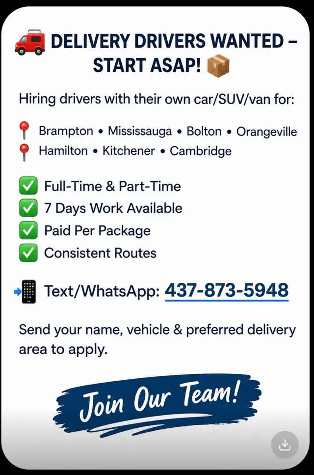 Delivery Driver