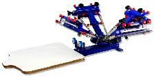 Micro-adjust Table Type 4 Color 1 Station Press Printer 006522 - Photo 2