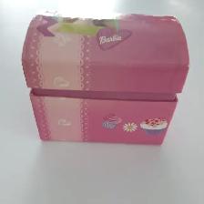 COFFREROSE NEUF À BIJOUX POUR FILLETTE 5'LARx4'PROFONx4'HAU$5.00 - Photo 3