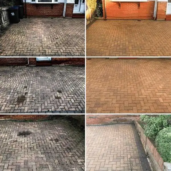 Interlock power wash