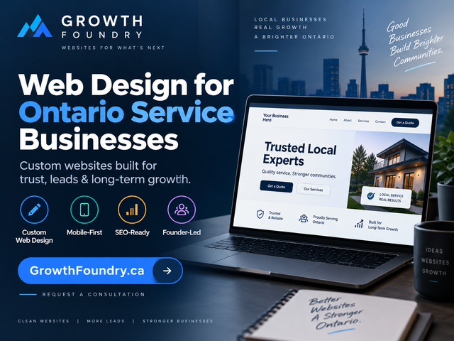 Web Design for Ontario Service Businesses | Built for Leads