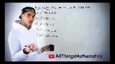 High School & Uni Tutor GTA Area - Youtube AllThingsMathematics