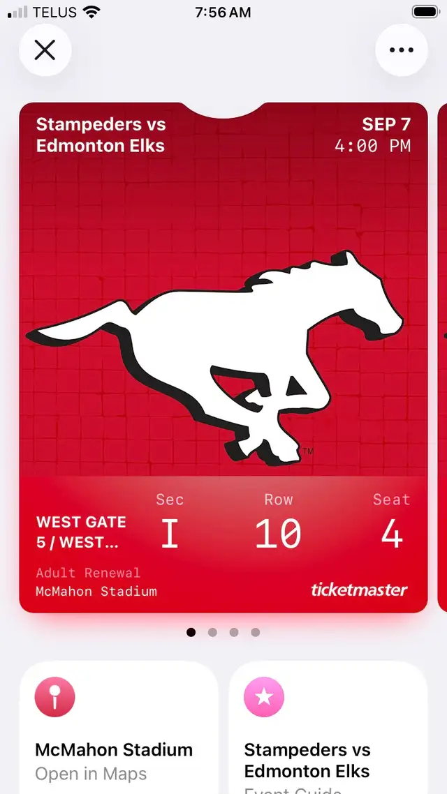 CFL football stamps vs Elks today
