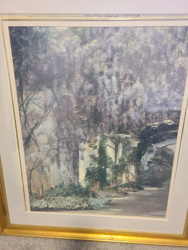 Piet Bekaert Original Print - Whysteria Pergola