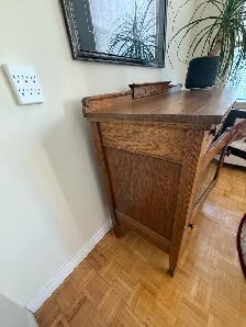 Solid Oak Antique Buffet - Photo 3