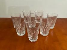8 VERRES EN CRISTAL