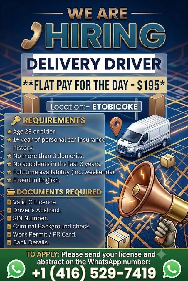 Amazon Delivery Driver Job
