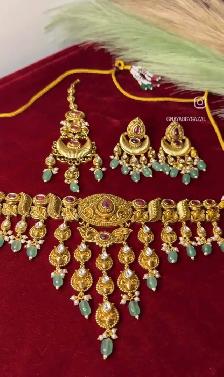 Antique Gold bridal Set