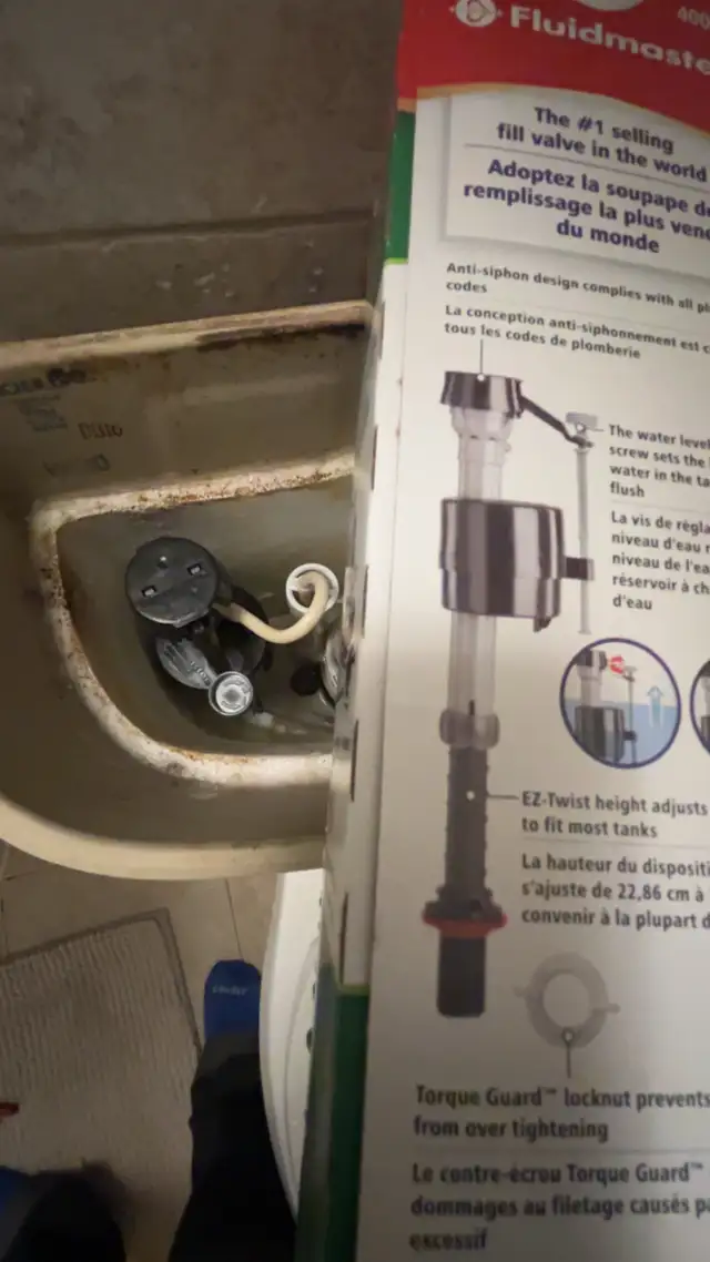 Fill Valve Replacement (Toilet Flush)