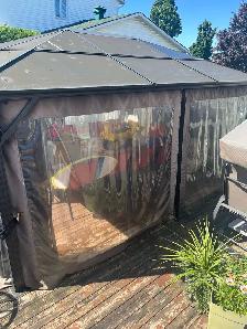 gazebo avec toile - Photo 2