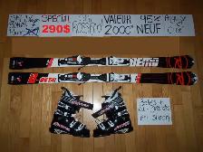 Kit plusieurs ensembles ski alpin twin tip titanium 160 165 cm - Photo 7