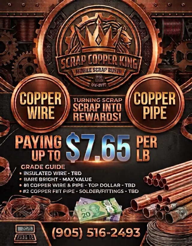 scrap copper wanted top price paid