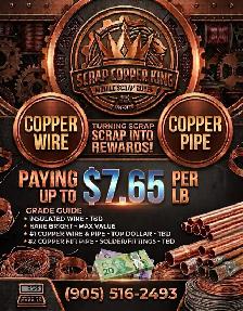 scrap copper wanted top price paid
