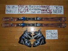 Ensembles kits de ski alpin twin tip 146 150 154 cm