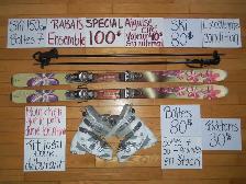 Ensembles kits de ski alpin twin tip 146 150 154 cm - Photo 5
