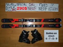 Ensembles kits de ski alpin twin tip 146 150 154 cm - Photo 8