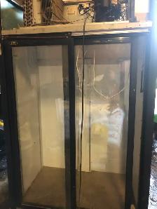 Fridge will glass doors