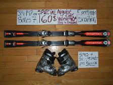 Ensembles kits ski alpin et twin tip 140 144 146 cm - Photo 9