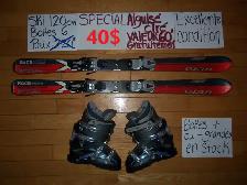 Ensembles kits de ski alpin 100 110 120 cm