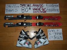 Ensembles kits de ski alpin 100 110 120 cm - Photo 4