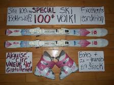 Ensembles kits ski alpin et twin tip 80 93 100 110 cm - Photo 2