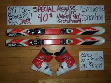 Ensembles kits ski alpin et twin tip 80 93 100 110 cm - Photo 8