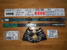 Ensembles kits ski TWIN TIP 150 155 157 160 168 170 171 176 cm - Photo 4