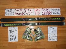 Ensembles kits ski TWIN TIP 150 155 157 160 168 170 171 176 cm - Photo 6