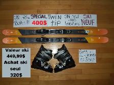 Ensembles kits ski TWIN TIP 150 155 157 160 168 170 171 176 cm - Photo 7