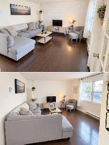 Beautiful Fully-Furnished 2-Bedroom Downtown Home | Rear Deck a - Photo 2