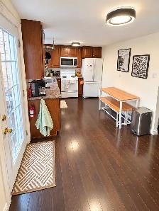 Beautiful Fully-Furnished 2-Bedroom Downtown Home | Rear Deck a - Photo 5